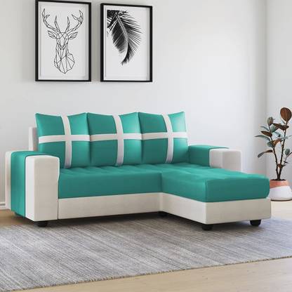 DMK Sectional Fabric Sofa Set| Living Room, Bedroom, Office Furniture Fabric 4 Seater  Sofa