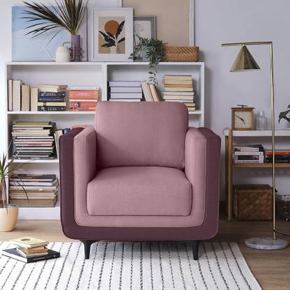 Sleepyhead Mojo Luxury Dual Tone Fabric 1 Seater  Sofa