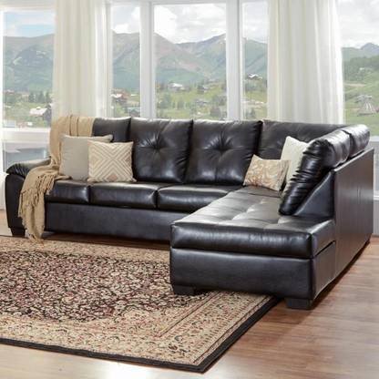 Comfort Couch Vera 5 Seater Faux Leather Sectional Sofa for Living Room Leatherette 5 Seater Sofa