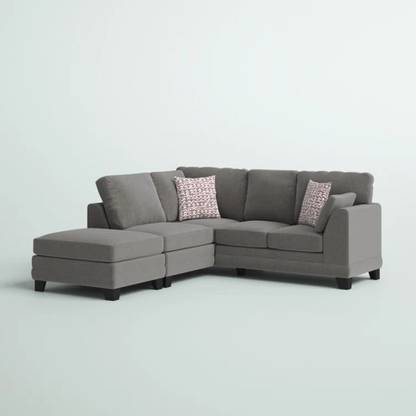 Comfort Couch Ritmo 4 Seater L Shaped Sectional Sofa Set for Living Room Fabric 4 Seater  Sofa