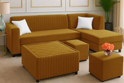 Dr Smith 3 + 2 + 2 + 1 Sofa Set Fabric 8 Seater  Sofa