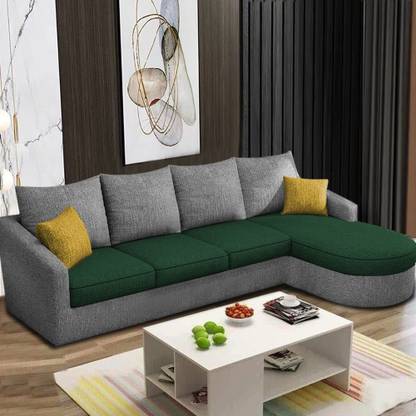 Casaliving Shrank Fabric 6 Seater  Sofa