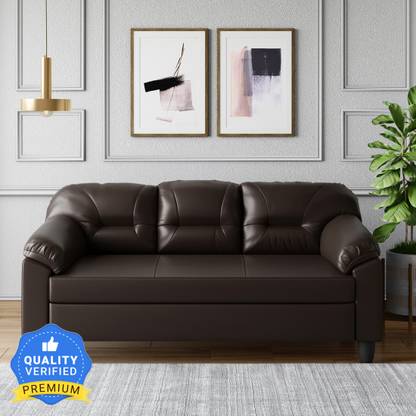 Godrej Interio Rejoice Leatherette 3 Seater  Sofa