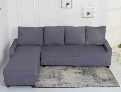 Flipkart Perfect Homes Porto L Shape Fabric 6 Seater  Sofa