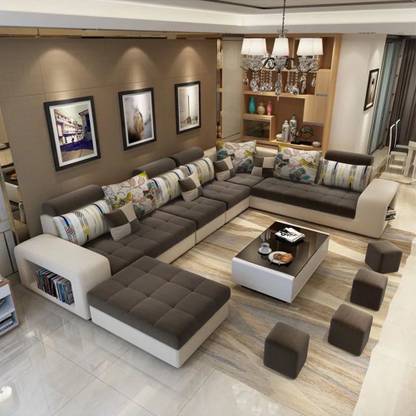 Florsens Fabric 10 Seater  Sofa