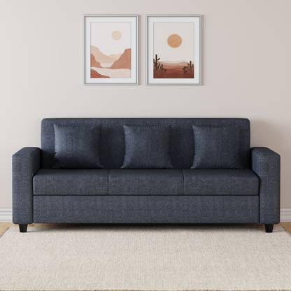 Flipkart Perfect Homes Omega Jute Fabric 3 Seater  Sofa