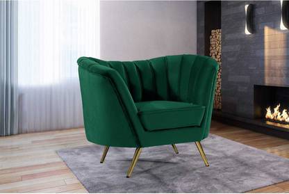 wooden luxury wooden chair / living room chair / 1 seater sofa chair / kursi Fabric Living Room Chair
