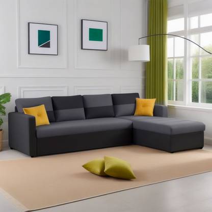 Trevi Bliss E2O RHS 6 Seater Sectional Sofa In Fabric 6 Seater  Sofa