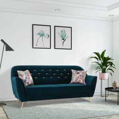 RM HOME TOPO Fabric 3 Seater  Sofa