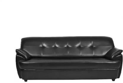 RM HOME Leatherette 3 Seater  Sofa