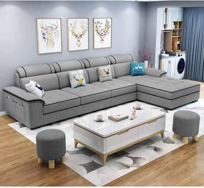 Casaliving Yury Fabric 6 Seater  Sofa
