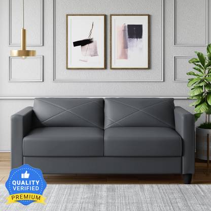 Godrej Interio Quad Leatherette 3 Seater  Sofa