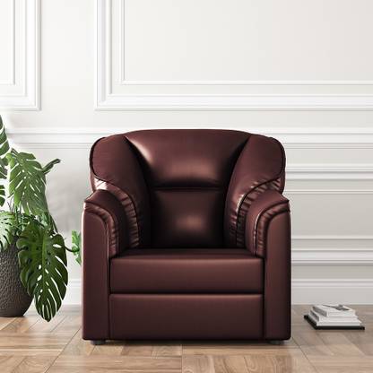 WESTIDO Burj Leatherette 1 Seater Sofa