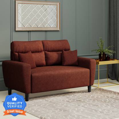 Flipkart Perfect Homes Julia Fabric 2 Seater  Sofa