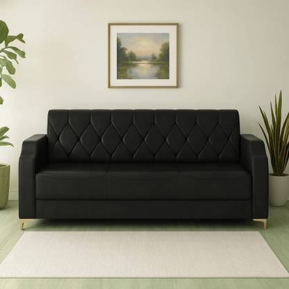 WESTIDO Super Leatherette 3 Seater Sofa
