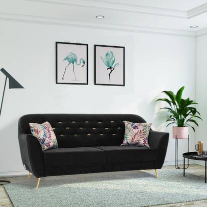 RM HOME Fabric 3 Seater Sofa