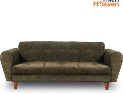 Seventh Heaven Milan with Ottoman, Chenille Molfino Fabric 4 Seater  Sofa