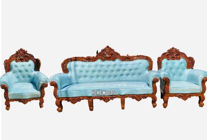 Harsh Jeen Handcraft Fabric 5 Seater  Sofa