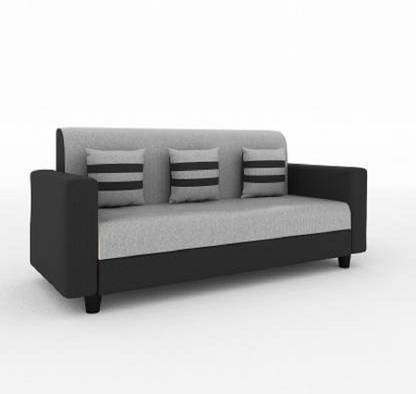 TIRTHANKARA Fabric 3 Seater  Sofa