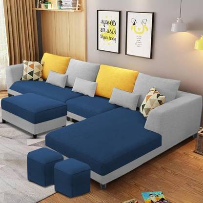 Casaliving Minta Fabric 8 Seater Sofa