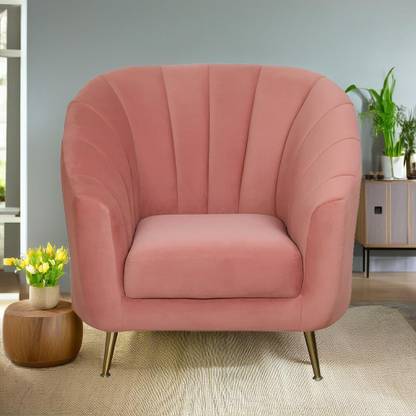 Bharatsofa Fabric 1 Seater  Sofa