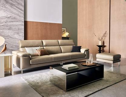 fabrique Leatherette 4 Seater  Sofa