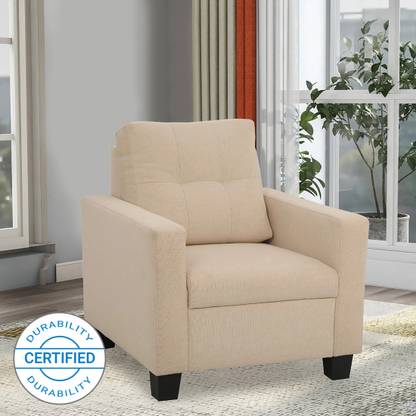 Duroflex Ease Fabric 1 Seater  Sofa