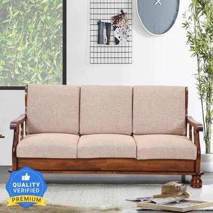RoyalOak Theo Fabric 3 Seater  Sofa