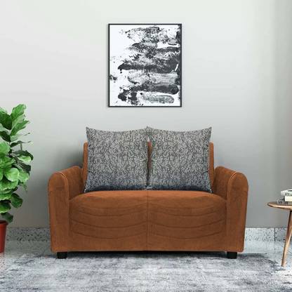 Ebony Fabric 2 Seater Sofa