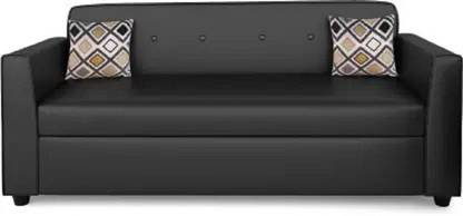 TIRTHANKARA Leatherette 3 Seater Sofa