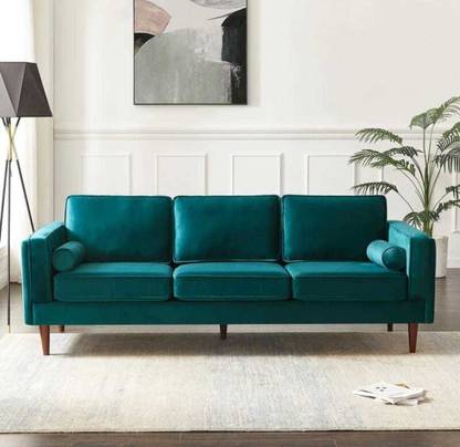 wooden luxury Fabric 3 Seater  Sofa