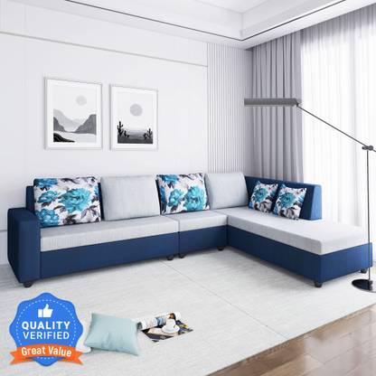 Flipkart Perfect Homes Porto Fabric 6 Seater  Sofa