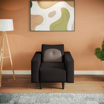 Godrej Interio Pangram Fabric 1 Seater  Sofa