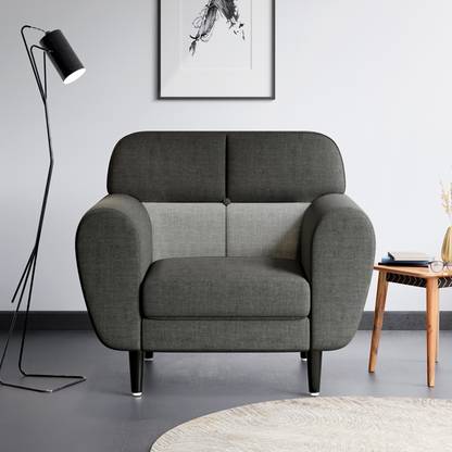 Godrej Interio Bobbin Fabric 1 Seater  Sofa