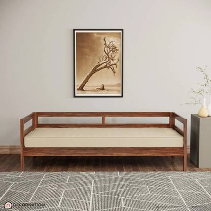 EWOOD Solid Wood 3 Seater  Sofa