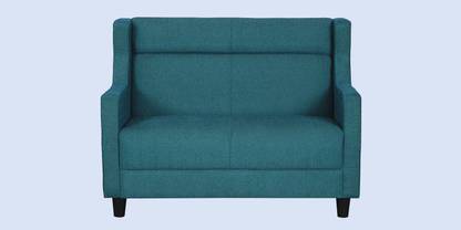 Kompfortfurz Pingal 2 Seater Sofa With Plain Cussion - Blue Fabric 2 Seater Sofa