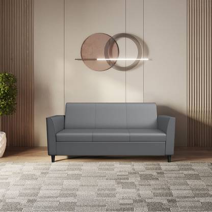 Godrej Interio Emperor Leatherette 3 Seater  Sofa