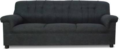 limraz furniture FABRIC JUTE Fabric 3 Seater  Sofa