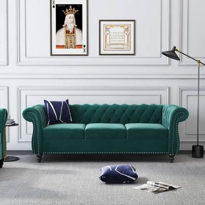 Artistic Interior Crafts Fabric Single Modern Lounge Lazy Sofa Bed Chair Recliner Couch Fabric 3 Seater  Sofa