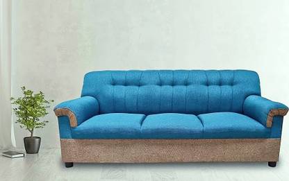 Salman's Oak BCML-3S Fabric 3 Seater  Sofa