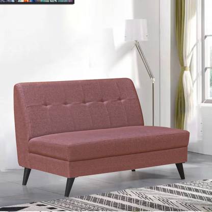 ARRA Parker Two Seater Sofa in Rust Colour Fabric 2 Seater  Sofa