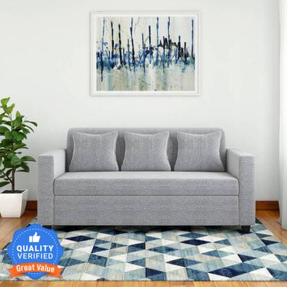 Bharat Lifestyle Lexus Fabric 3 Seater  Sofa