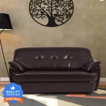 RM HOME Leatherette 2 Seater  Sofa