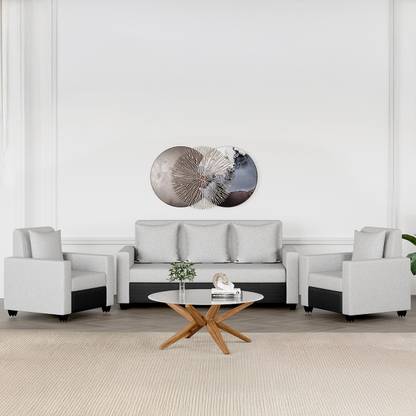 WESTIDO Solitaire Fabric 3 + 1 + 1 Sofa Set