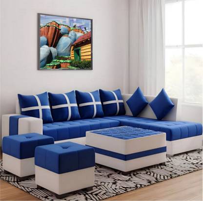 Starwood SWF02SOFASET Fabric 3 + 2 + 1 + 1 Sofa Set