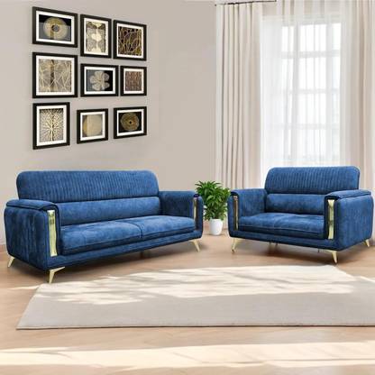 smartychoice Fabric 3 + 2 Sofa Set