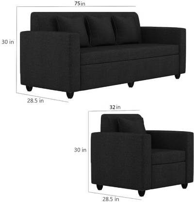 Apostate Morris for Living Room Fabric 3 + 1 Sofa Set