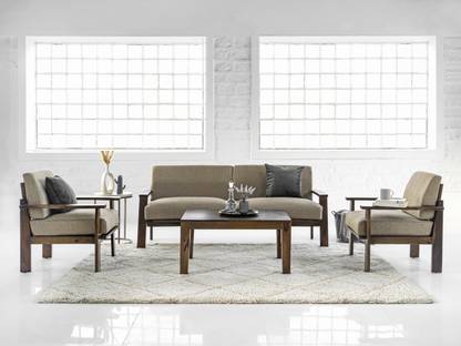Zior Athena Fabric 3 + 1 + 1 Sofa Set