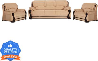 Bharat Lifestyle China Gate Fabric 3 + 1 + 1 Sofa Set