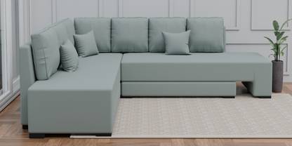 Adorn Homez Imperial Fabric LHS Convertible Sofa Cum Bed in Fabric 3 + 2 Sofa Set